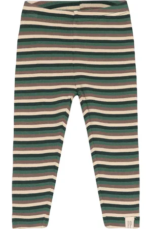 Petit Piao Legging Modal Multi Striped Bottoms Leggings Multi/patterned