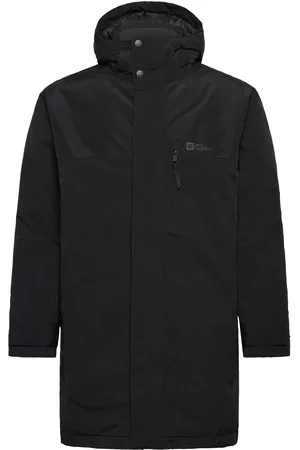 Jack Wolfskin Gletschersee Parka M Sport Sport Clothing Sport Outerwear Sport Jackets Sport Parkas Black