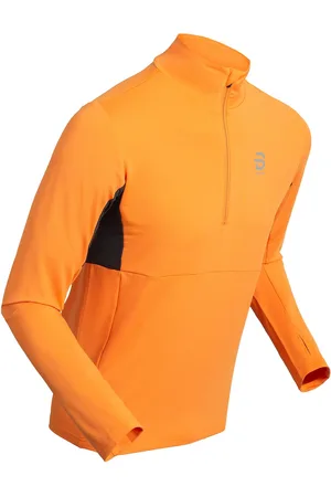 DÆHLIE Long Sleeve Run Sport Sport Clothing Sport Fleeces & Midlayers Orange