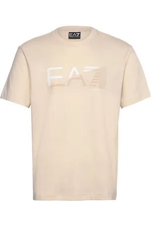 EA7 T-Shirt Tops T-shirts Short-sleeved Beige