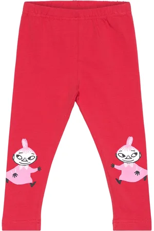 Mumin Rainy Day Leggings Bottoms Leggings Red