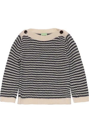 FUB Baby Boatneck Blouse Tops Knitwear Pullovers Multi/patterned