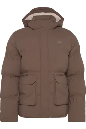 Les Deux Montreal Puffer Jacket Vuorillinen Takki Topattu Takki Beige