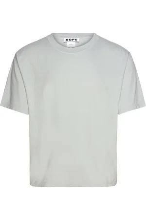 Hope Boxy Tee Designers T-shirts Short-sleeved Grey