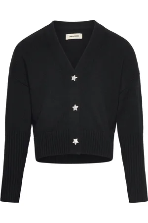 Zadig & Voltaire Cardigan Tops Knitwear Cardigans Black