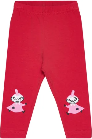 Mumin Rainy Day Leggings Bottoms Leggings Red