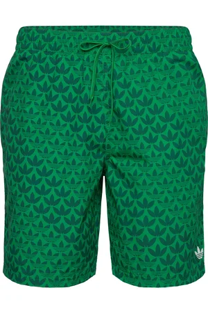 adidas Monogram Swimshort Sport Men Sport Clothing Sport Swimwear Sport Swim Shorts Green