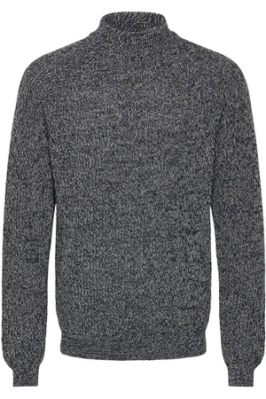 Only & Sons Onsfelip Life Reg 5 Twist High Neck Knit Tops Knitwear Round Necks Grey
