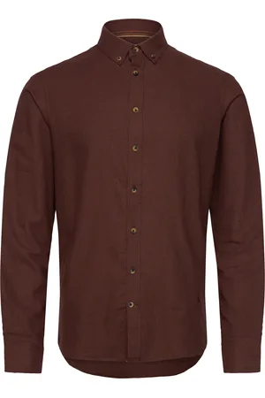 Blend Bhburley Shirt Tops Shirts Casual Brown