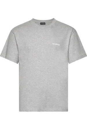 HAN Kjøbenhavn Boxy Tee S/S Artwork Tops T-shirts Short-sleeved Grey
