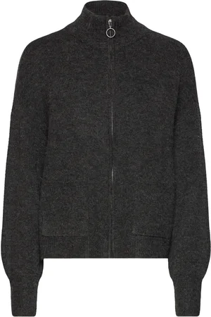 FRANSA Frelvira Car 2 Tops Knitwear Cardigans Grey