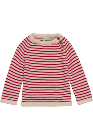 FUB Baby Sweater Tops Knitwear Pullovers Red