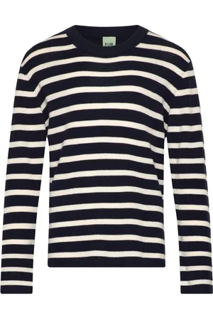 FUB Longsleeve Tee Tops Knitwear Pullovers Navy