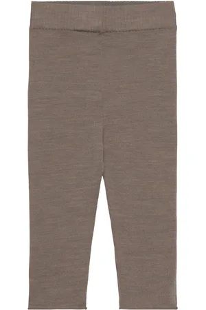 FUB Baby Straight Pants Bottoms Leggings Brown