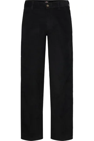 Dickies Corduroy Carpenter W Bottoms Trousers Cargo Pants Black