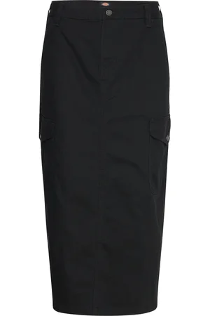 Dickies Duck Canvas Cargo Skirt W Skirts Knee-length & Midi Skirts Black