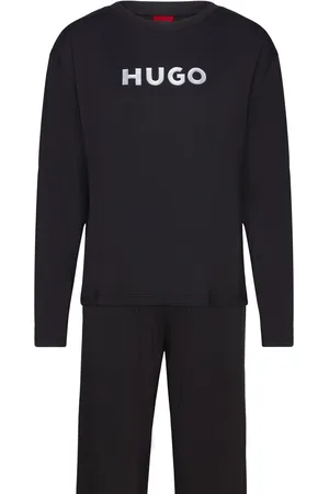 HUGO BOSS Unite_Long Set Tops Sweat-shirts & Hoodies Sweat-shirts Black