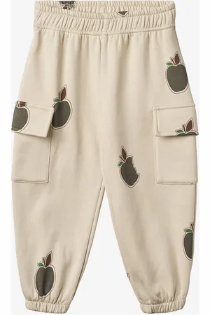 Fliink Jessy Pant Bottoms Sweatpants Cream