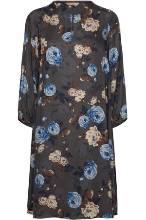 Culture Cukimly Dittemarie Short Dress Polvipituinen Mekko Grey