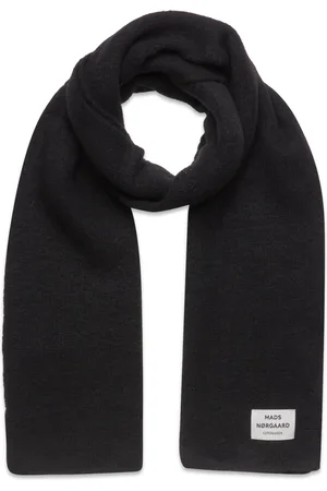 Mads Norgaard Tosca Alona Scarf Accessories Scarves Winter Scarves Black