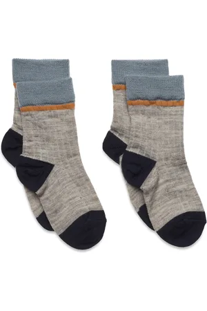 FUB 2-Pack Colour Block Socks Socks & Tights Socks Multi/patterned