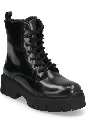HUGO BOSS Kris_Lubootie_Brpu Shoes Boots Ankle Boots Laced Boots Black