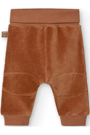 Boboli Corduroy Trousers Knit For Baby -Bci Bottoms Trousers Brown