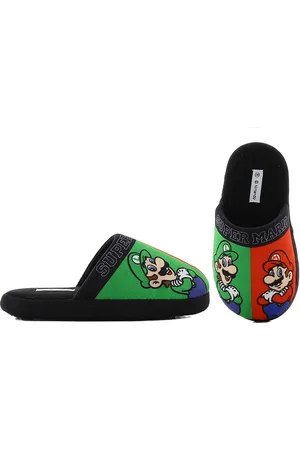 Super Mario Pancake Mule Aamutossut Sisäkengät Black