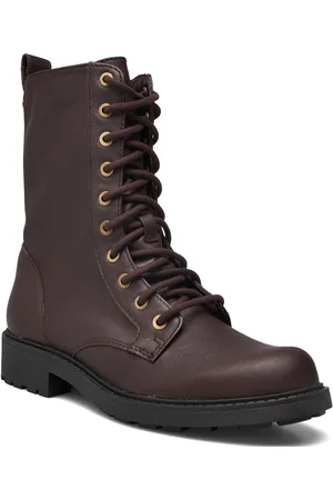 Clarks Orinoco2 Style D Shoes Boots Ankle Boots Ankle Boots Flat Heel Brown