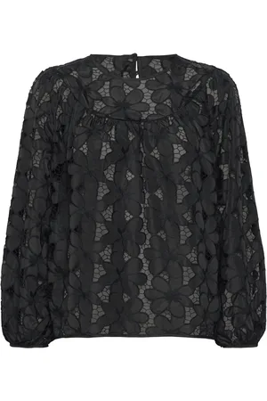 Baum und Pferdgarten Mag Tops Blouses Long-sleeved Black