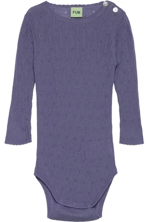FUB Baby Pointelle Body Tops Knitwear Cardigans Blue