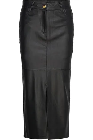 DEPECHE Evidep Skirt Skirts Knee-length & Midi Skirts Black