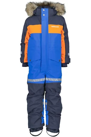 Didriksons Bjärven Kds Cover 3 Outerwear Coveralls Snow-ski Coveralls & Sets Blue