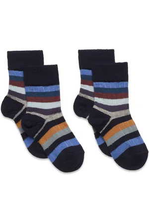 FUB 2-Pack Classic Striped Socks Socks & Tights Socks Multi/patterned