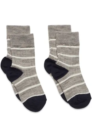 FUB 2-Pack Thin Striped Socks Socks & Tights Socks Multi/patterned
