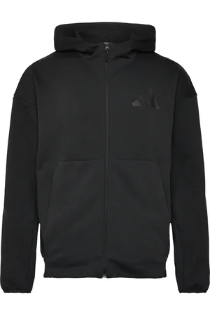 adidas M Z.n.e. Fz Sport Men Sport Clothing Sport Sweat-shirts & Hoodies Sport Hoodies Black