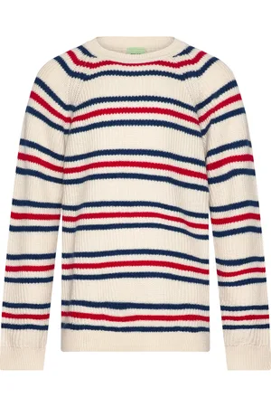 FUB Raglan Sweater Tops Knitwear Pullovers Multi/patterned