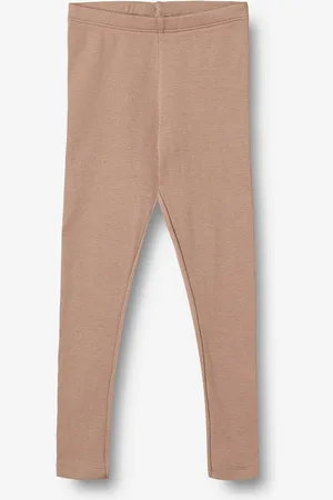 WHEAT Rib Leggings Maddy Bottoms Leggings Brown