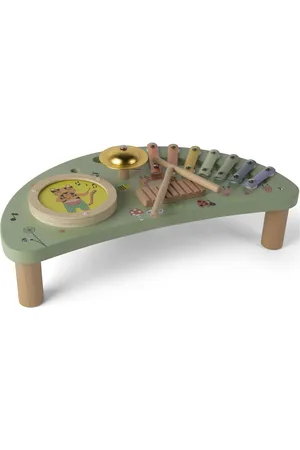 Dantoy Music Station Wood In Gift Box 4 Parts Toys Musical Instruments Multi/patterned
