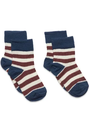 FUB 2-Pack Classic Striped Socks Socks & Tights Socks Navy
