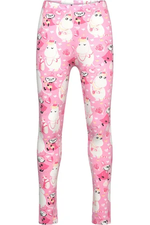 Mumin Jewellery Leggings Basic Bottoms Leggings Pink