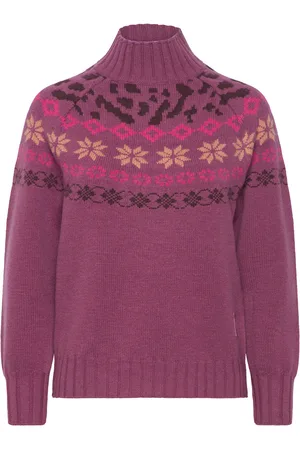 Kari Traa Ingrid Knit Sport Women Sport Clothing Sport Sweat-shirts & Hoodies Sport Knitwear Purple