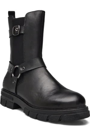 Rieker Z9177-00 Shoes Boots Ankle Boots Ankle Boots Flat Heel Black