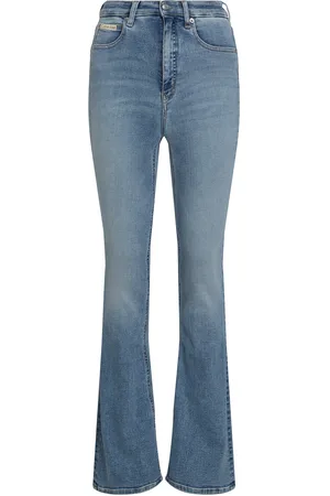 Calvin Klein Skinny Bootcut Bottoms Jeans Boot Cut Blue