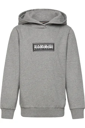 Napapijri Chamois Hoodie Tops Sweat-shirts & Hoodies Hoodies Grey
