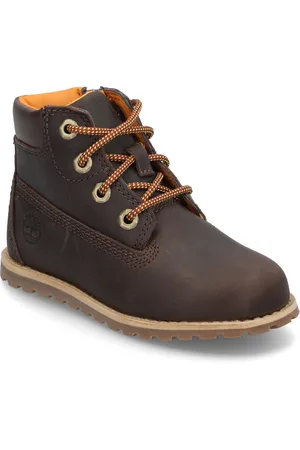 Timberland Mid Lace Up With Zip Boot Bootsit Nauhalliset Saapikkaat Brown