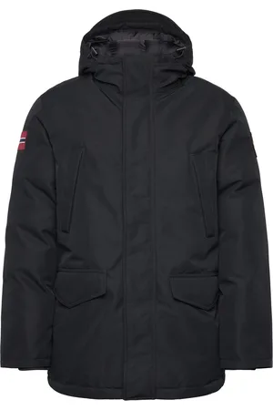 Napapijri Cornier Long Jacket Villakangastakki Pitkä Takki Black