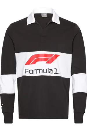 PUMA F1 Rugby Polo Sport Men Sport Clothing Sport Tops Sport Polos Sport Long-sleeved Polos Black