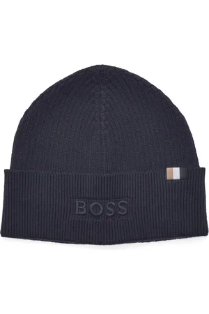 HUGO BOSS Magico_R_Hat Accessories Headwear Beanies Navy