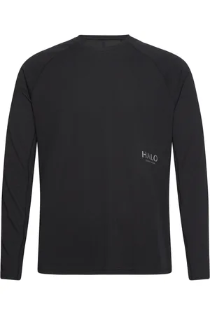 Black Halo Sorona Ls Sport T-shirts Long-sleeved Black